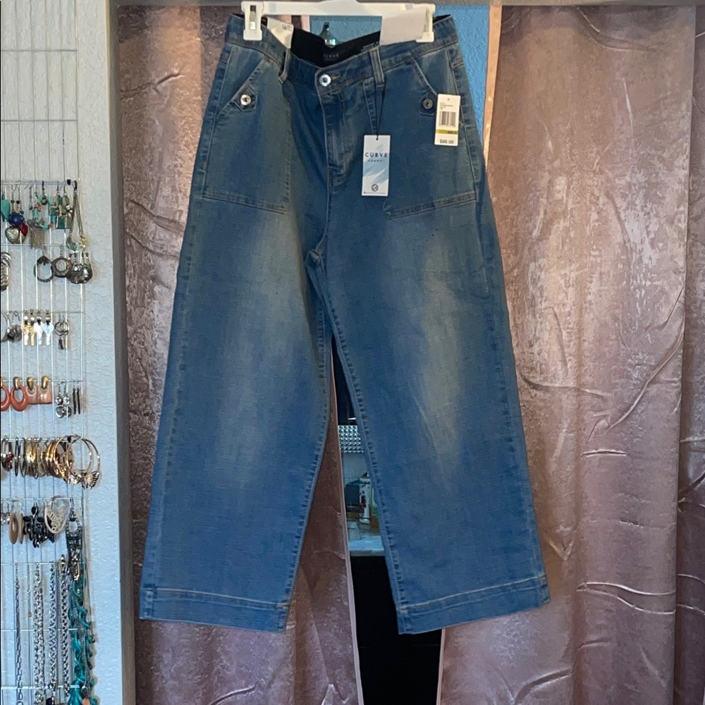 Classic Blue Wide Leg Women's Jeans